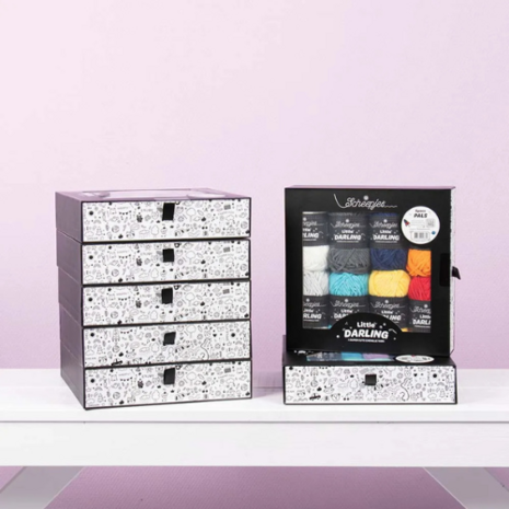 Scheepjes Litlle Darling colour pack &#x2013; merry minis 8 x 25g 
