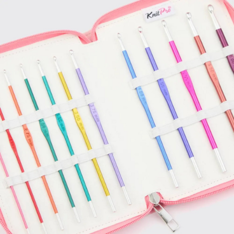 KnitPro Zing haaknaaldenset Grande – 12-delig