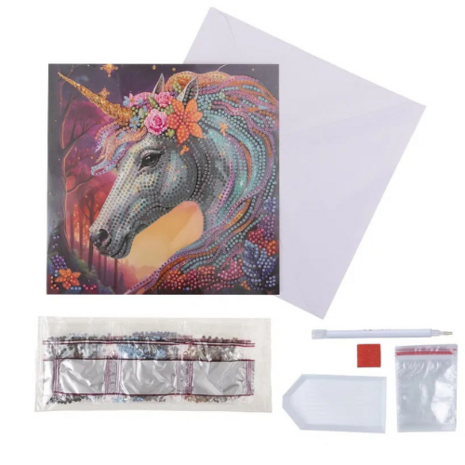Crystal Card Kit ® Charmed (18x18 cm)