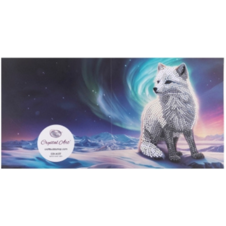Crystal Card Kit ® Aurora the fox (18x18 cm)