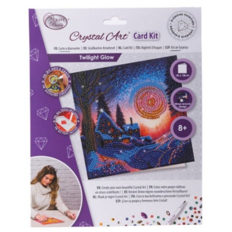 Crystal Card Kit ® Twilight Glow (18x18 cm)
