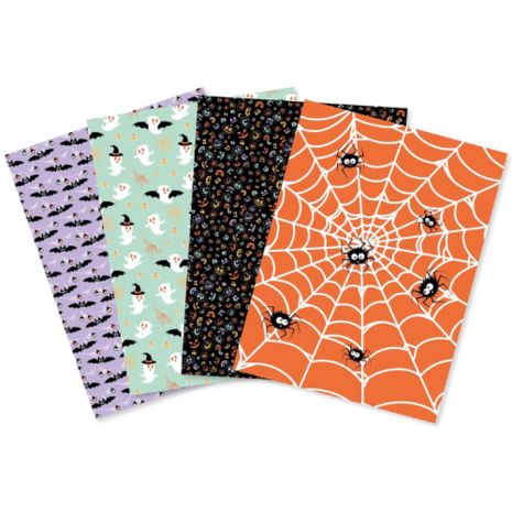 Set Texture Decopatch papier Halloween Spookjes hotfoil Limited Edition 