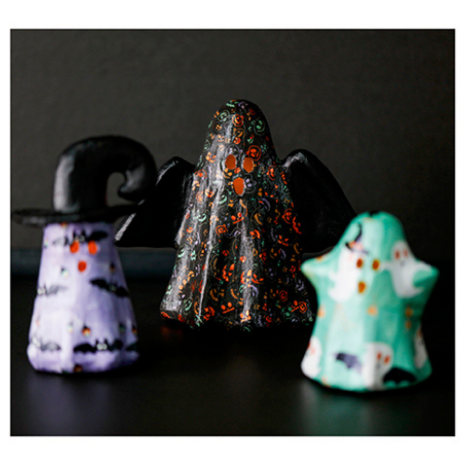 Set Texture Decopatch papier Halloween Spookjes hotfoil Limited Edition 