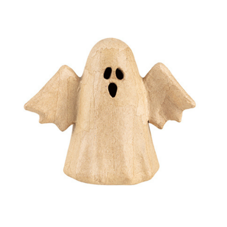 Decopatch kandelaar waxinelichthouder spookje met vleugels