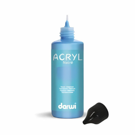 DARWI parelmoer acrylverf blauw