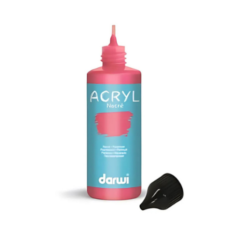 DARWI parelmoer acrylverf rood