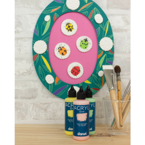 DARWI parelmoer acrylverf roze
