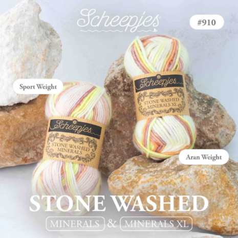 Scheepjes stone washed minerals Garnet Glory