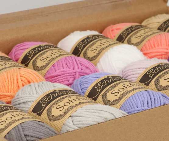 Scheepjes Softfun colour pack Spring Blossom
