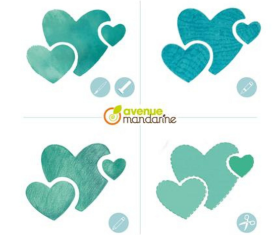 Set van 6 sjablonen - Halloween