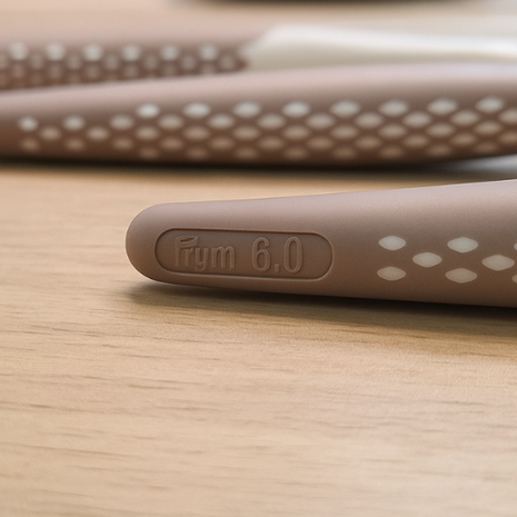 Prym Ergonomics wolhaaknaalden set taupe 6.00-10.00mm
