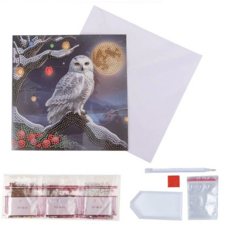 Crystal Card Kit &reg; Frosted Moon (18x18cm/partial)