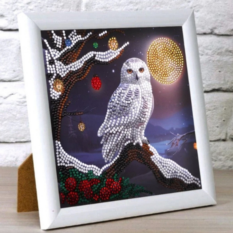 Crystal Card Kit &reg; Frosted Moon (18x18cm/partial)