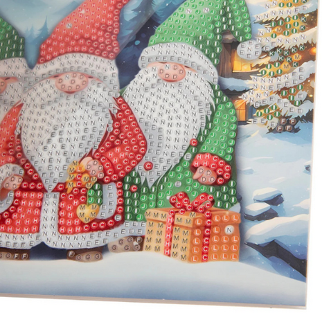 Crystal Card Kit &reg; Artic Friends (18x18cm/partial)