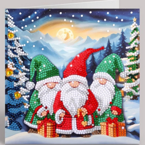 Crystal Card Kit &reg; Artic Friends (18x18cm/partial)