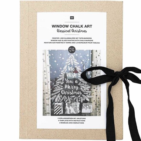 Window Chalk Art Templates 3-delig Classical Christmas FSC Mix