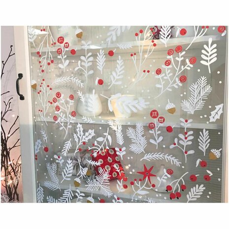 Window Chalk Art Templates 3-delig Classical Christmas FSC Mix