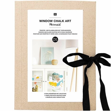 Window Chalk Art Templates 3-delig Mermaid FSC Mix