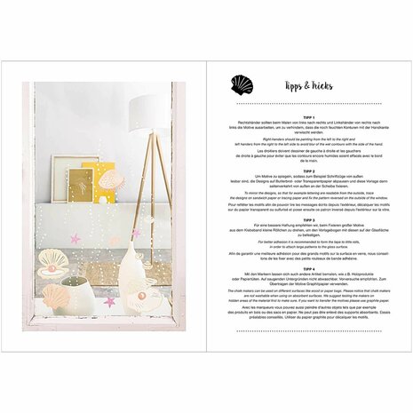 Window Chalk Art Templates 3-delig Mermaid FSC Mix