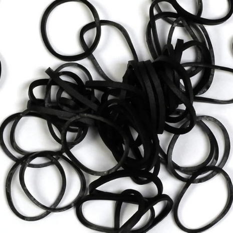 Rainbow Loom zwart opaque 600 stuks