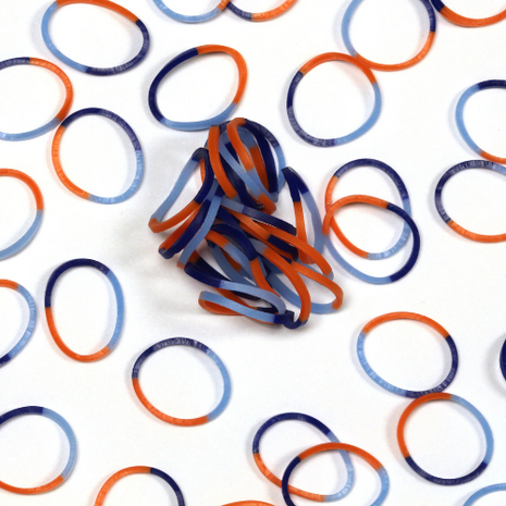 Rainbow Loom tropical reef glow opaque 600 stuks