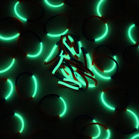 Rainbow Loom tropical reef glow opaque 600 stuks