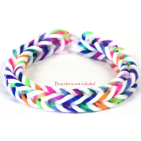 Rainbow Loom mix tie-dye jelly 600 stuks