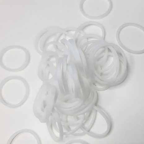 Rainbow Loom rmetallic wit 300 stuks