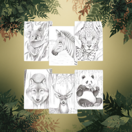 Odelia kleurboek volwassenen - thema animals