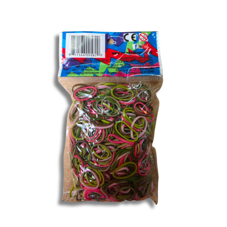 Rainbow Loom  pink camouflage opaque 
