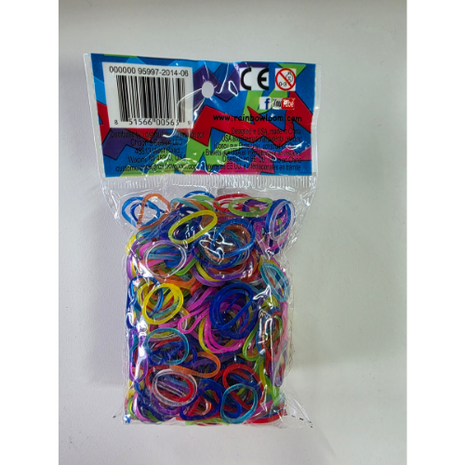Rainbow Loom mix jelly 600 stuks