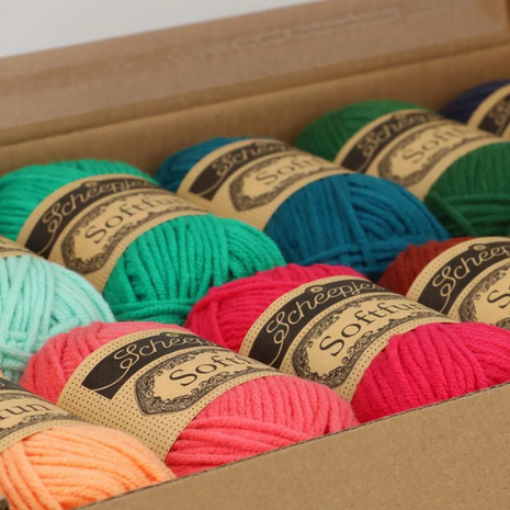 Scheepjes Softfun colour pack Floral Fantasy