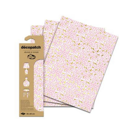 Decopatch Papier Set Zoete Inval Hotfoil | 3 vellen