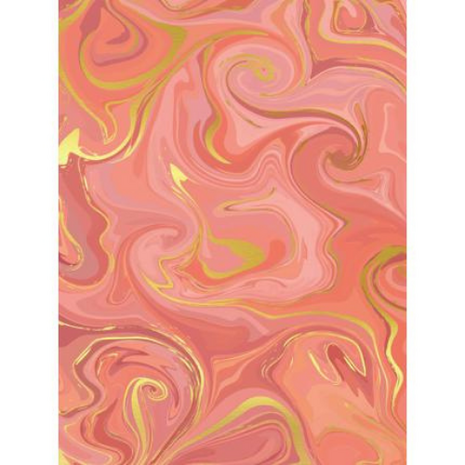 Decopatch Papier Set Verfpatroon Roze Hotfoil | 3 vellen