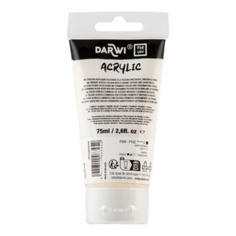 Darwi For You acrylverf 75 ml in tube ivoorwit