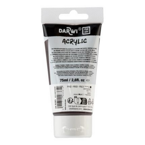 Darwi For You acrylverf 75 ml in tube van dyck bruin