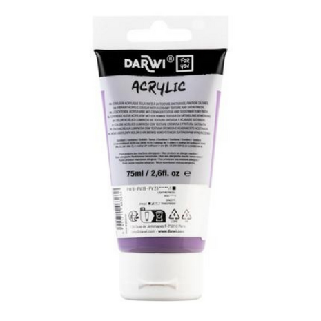 Darwi For You acrylverf 75 ml in tube licht paars
