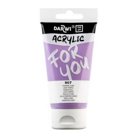 Darwi For You acrylverf 75 ml in tube licht paars