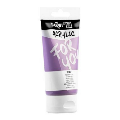 Darwi For You acrylverf 75 ml in tube licht paars
