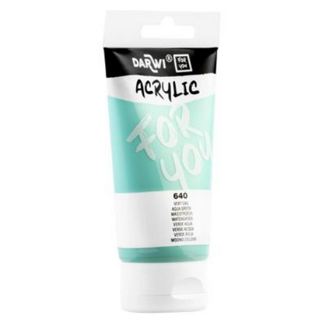 Darwi For You acrylverf 75 ml in tube watergroen