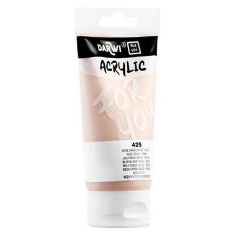 Darwi For You acrylverf 75 ml in tube beige-roze nude