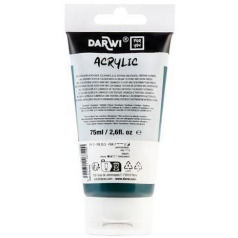 Darwi For You acrylverf 75 ml in tube Engels groen
