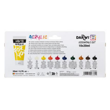 Darwi For You acrylverf set 10 x 20 ml