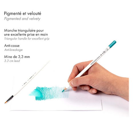 Darwi For You aquarel kleurpotloden set van 36 Kleuren