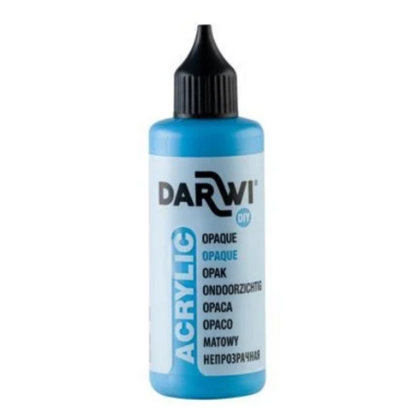 Darwi opaque acrylverf blauw 215 - 80 ml