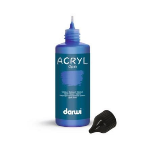 Darwi opaque acrylverf indigo blauw 261