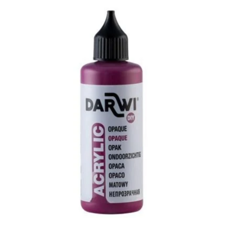 Darwi opaque acrylverf bordeaux wijnmoer rood 411