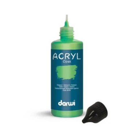 Darwi opaque acrylverf tropisch groen 623