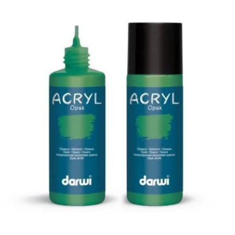 Darwi opaque acrylverf kakigroen 662
