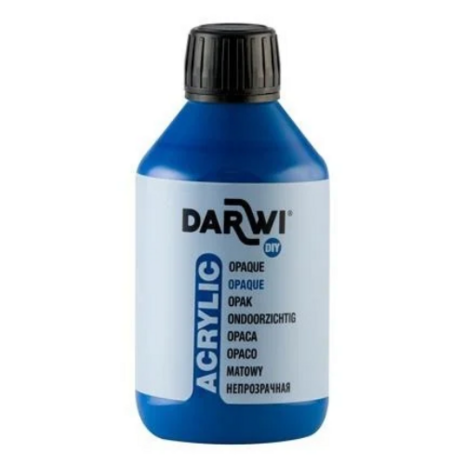 Darwi opaque acrylverf donkerblauw 236 - 250 ml